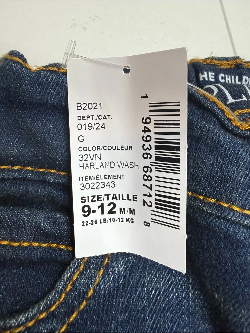 The Childrens Place denim jeans